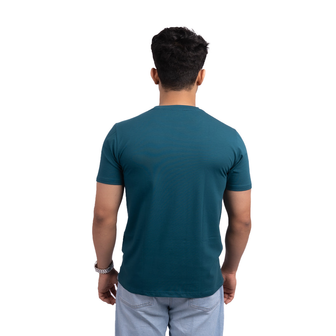 Blue Stretch Regular Fit T-Shirt