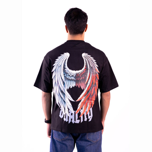 Duality Oversized Graphic T-Shirt