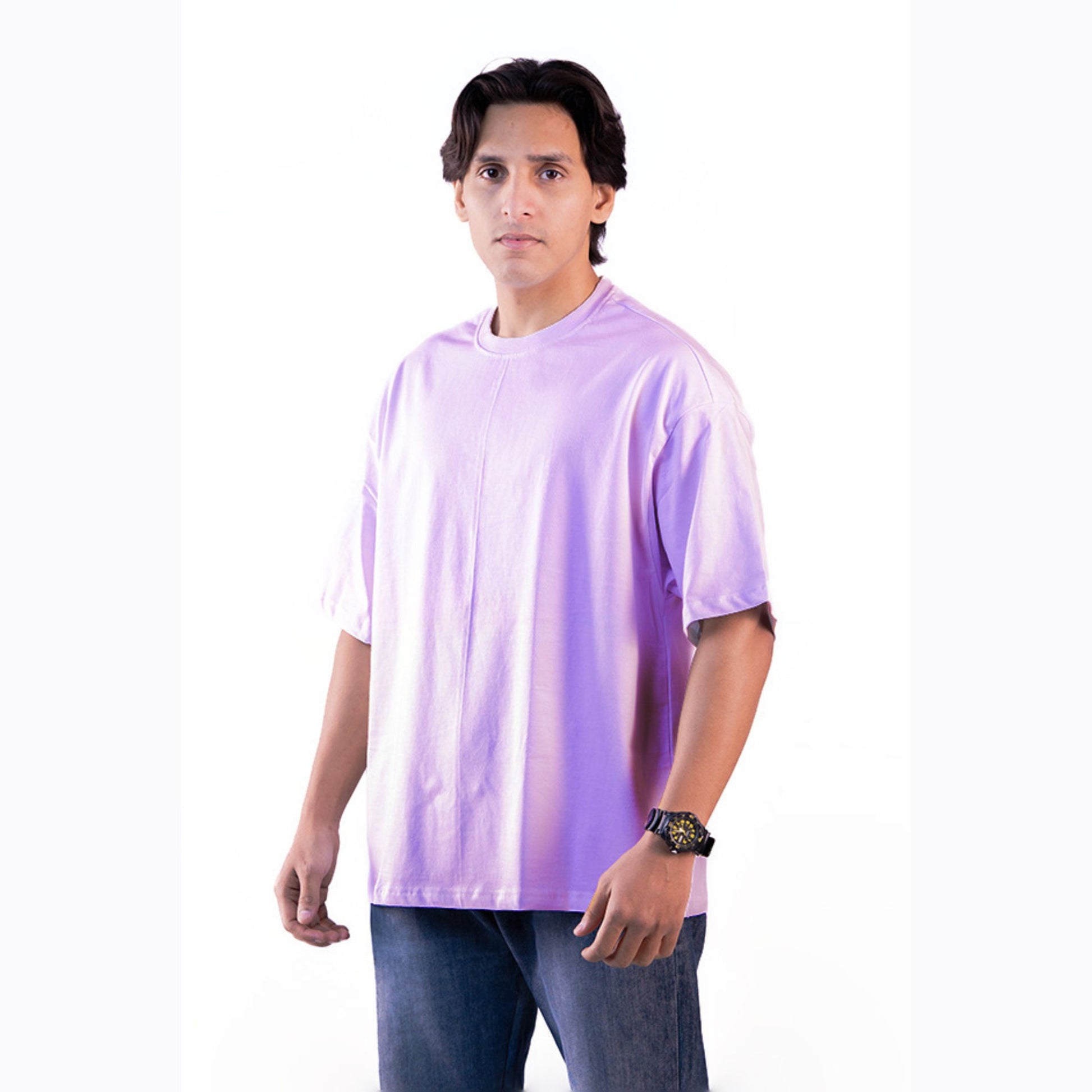 Lavender haze oversized t-shirt , redefined minimal.