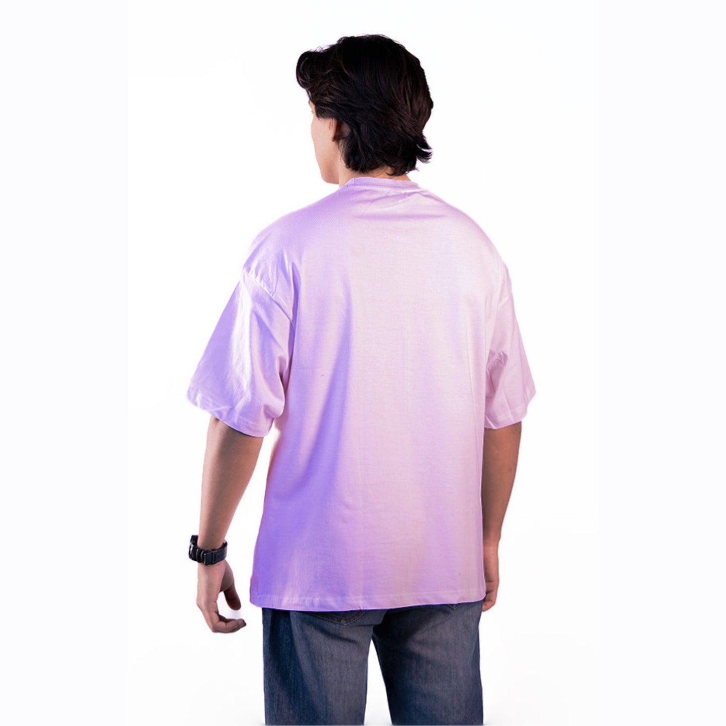 Lavender haze oversized t-shirt, 100% cotton fabric.